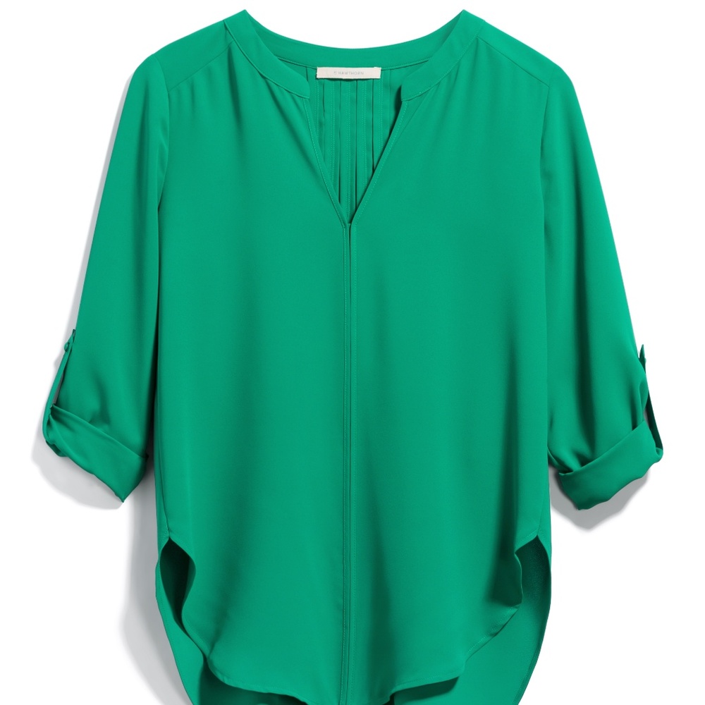 41 Hawthorn Karie Split Neck Blouse 1x